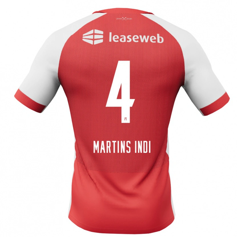 Danxen Damen Bruno Martins Indi #4 Rot Weiß Schwarz Heimtrikot Trikot 2026/27 T-Shirt Schweiz
