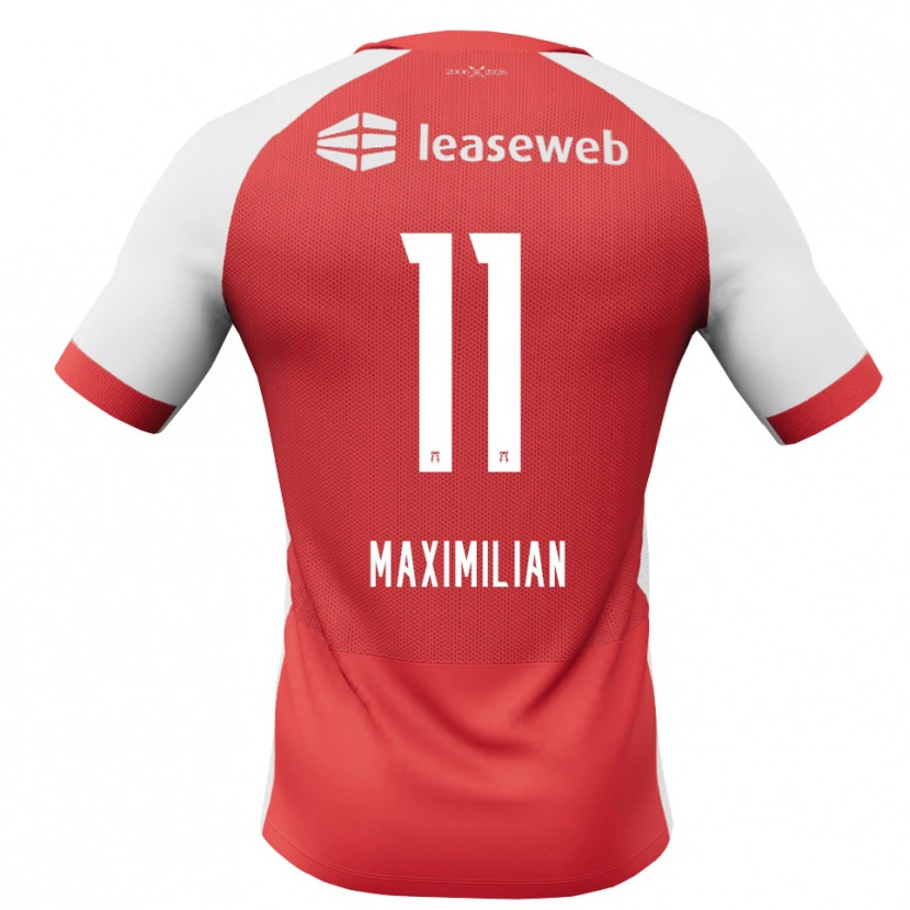 Danxen Damen Maximilian Ibrahimović #11 Rot Weiß Schwarz Heimtrikot Trikot 2026/27 T-Shirt Schweiz