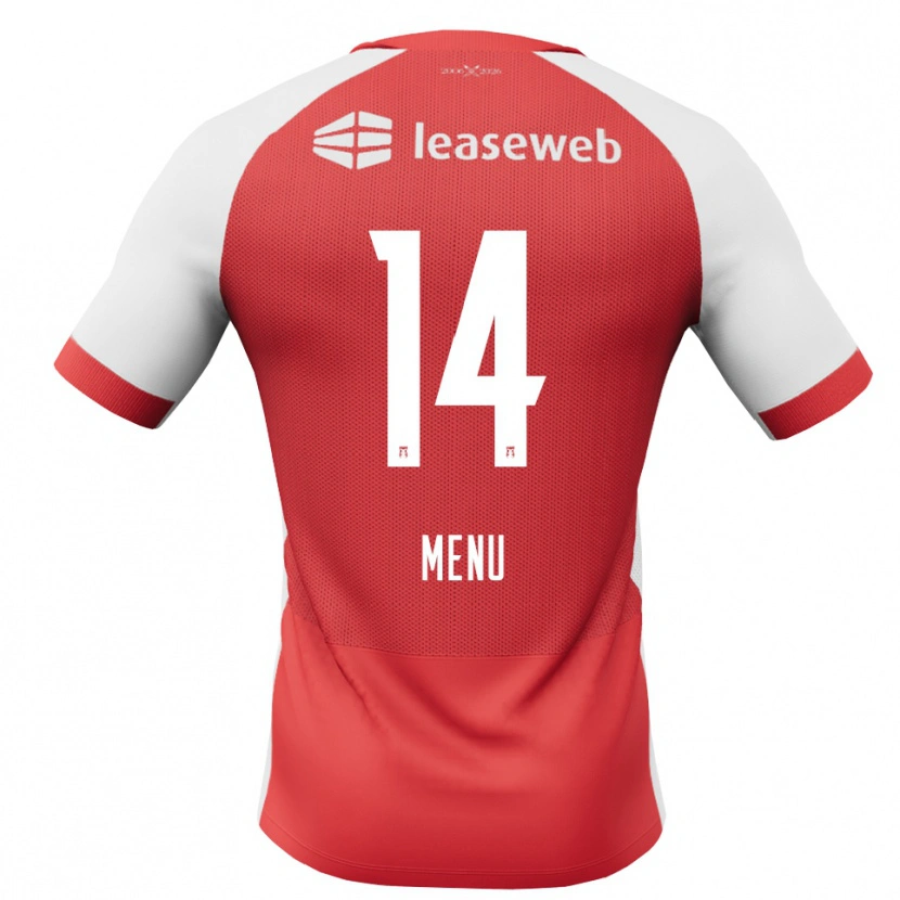 Danxen Damen Mathijs Menu #14 Rot Weiß Schwarz Heimtrikot Trikot 2026/27 T-Shirt Schweiz