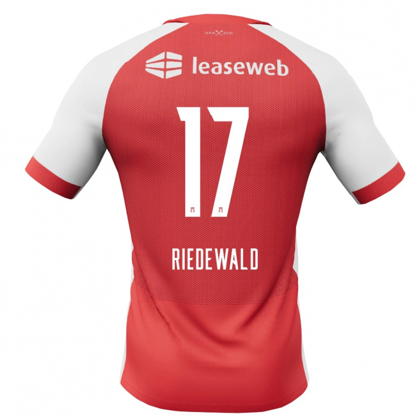 Danxen Damen Kenzo Riedewald #17 Rot Weiß Schwarz Heimtrikot Trikot 2026/27 T-Shirt Schweiz
