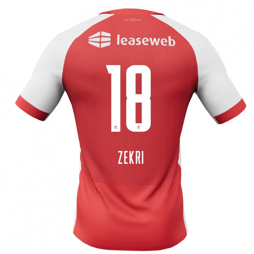 Danxen Damen Rayan Zekri #18 Rot Weiß Schwarz Heimtrikot Trikot 2026/27 T-Shirt Schweiz