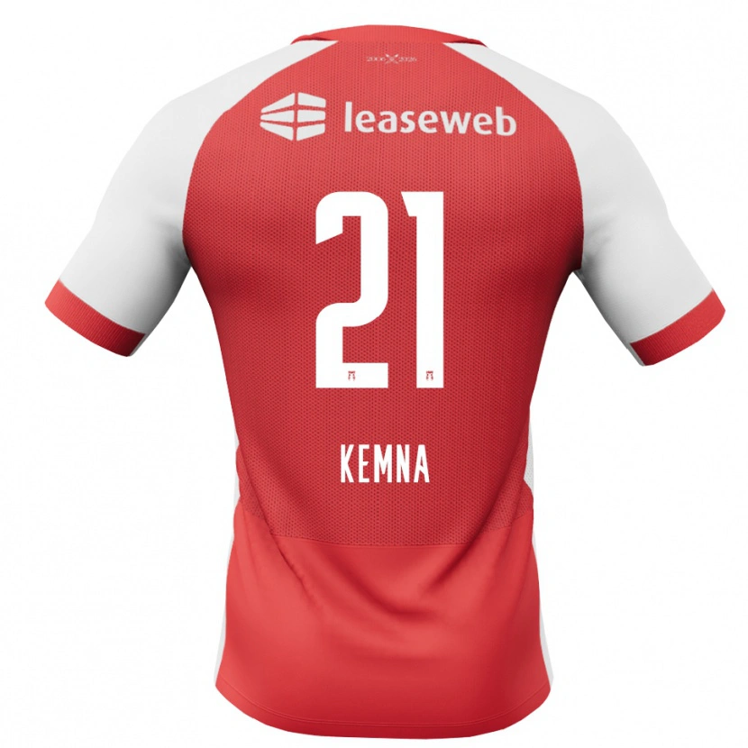 Danxen Damen Ties Kemna #21 Rot Weiß Schwarz Heimtrikot Trikot 2026/27 T-Shirt Schweiz