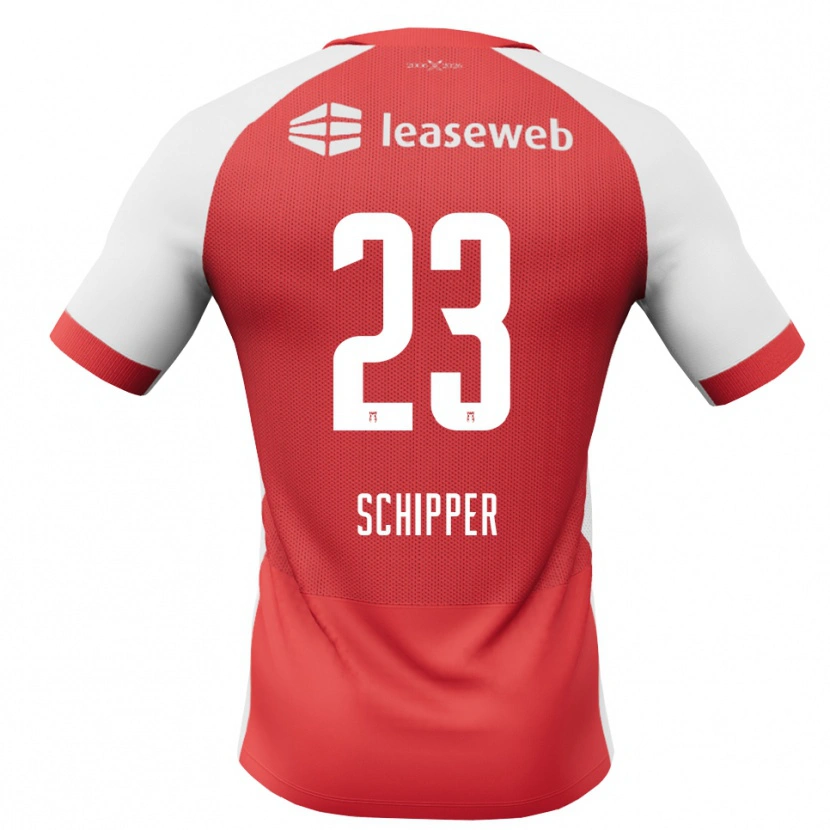 Danxen Damen Jur Schipper #23 Rot Weiß Schwarz Heimtrikot Trikot 2026/27 T-Shirt Schweiz