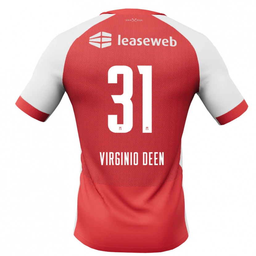 Danxen Damen Daniël Virginio Deen #31 Rot Weiß Schwarz Heimtrikot Trikot 2026/27 T-Shirt Schweiz