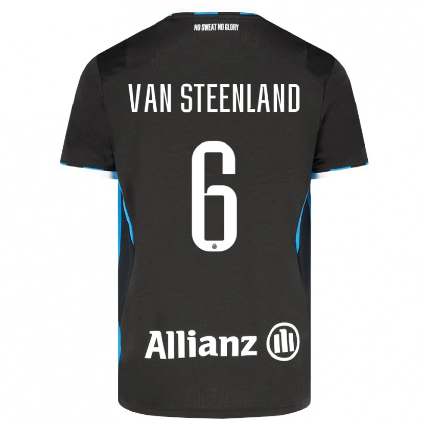 Danxen Damen Gilles Van Steenland #6 Schwarz Rot Blau Heimtrikot Trikot 2026/27 T-Shirt Schweiz