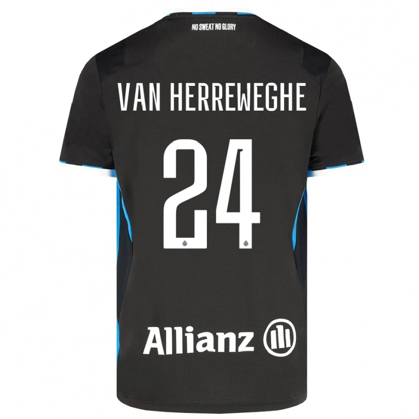 Danxen Damen Febe Van Herreweghe #24 Schwarz Rot Blau Heimtrikot Trikot 2026/27 T-Shirt Schweiz