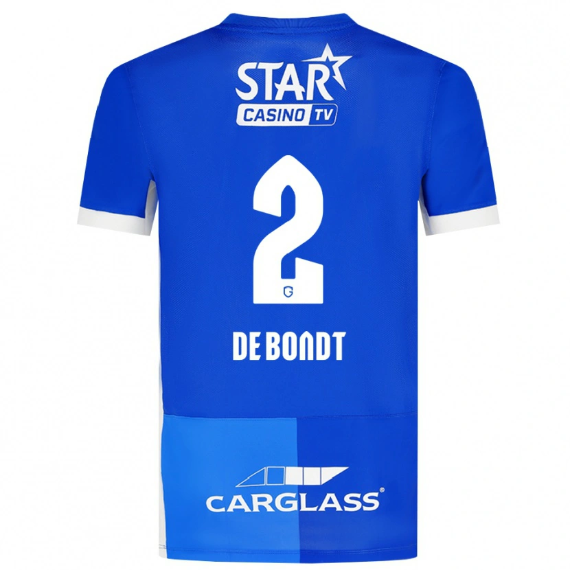 Danxen Damen Marith De Bondt #2 Mittelblau Königlichblau Weiß Heimtrikot Trikot 2026/27 T-Shirt Schweiz