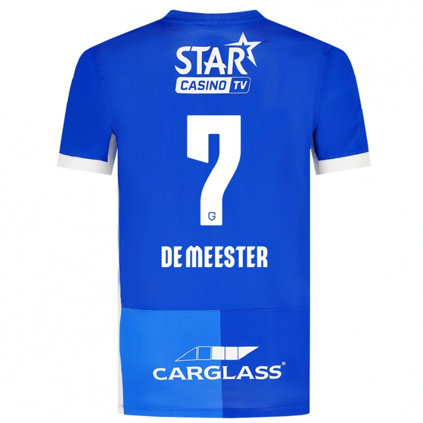 Danxen Damen Thirsa De Meester #7 Mittelblau Königlichblau Weiß Heimtrikot Trikot 2026/27 T-Shirt Schweiz