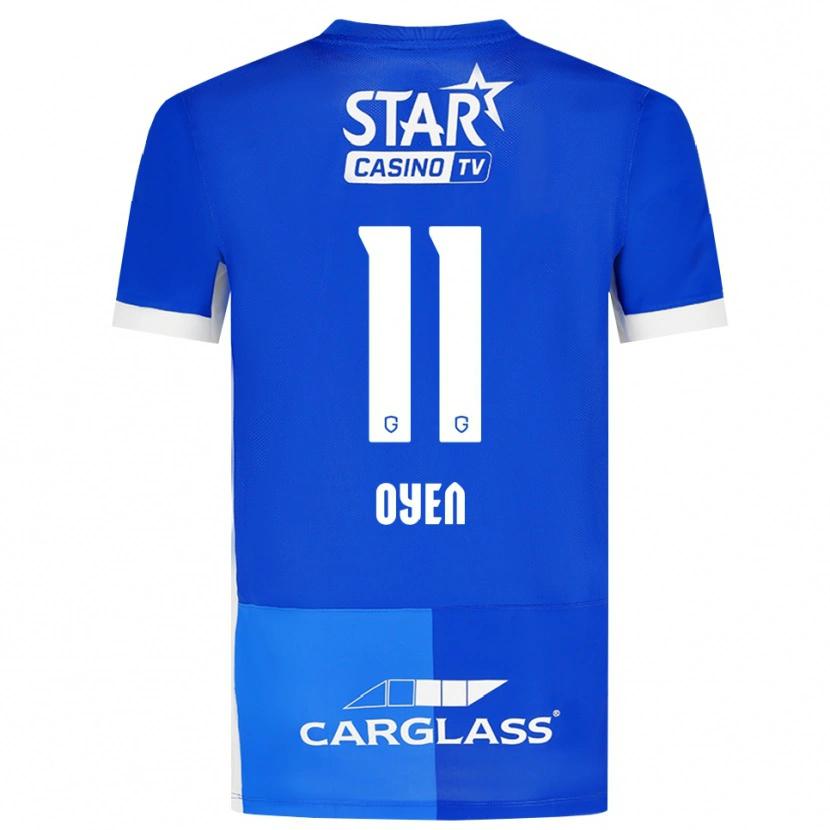 Danxen Damen Luca Oyen #11 Mittelblau Königlichblau Weiß Heimtrikot Trikot 2026/27 T-Shirt Schweiz