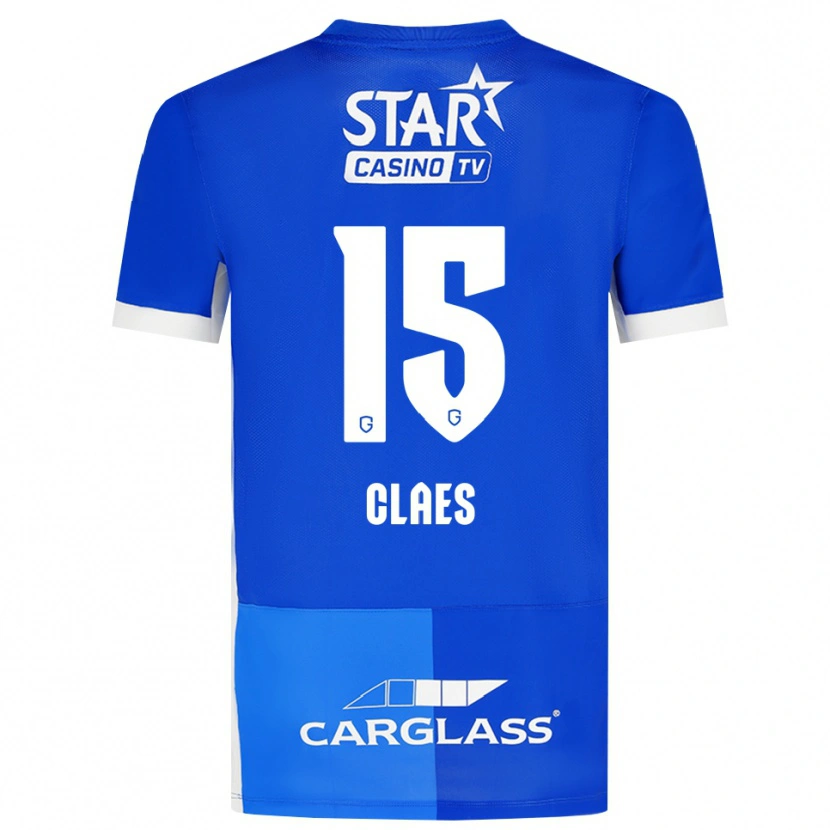 Danxen Damen Thomas Claes #15 Mittelblau Königlichblau Weiß Heimtrikot Trikot 2026/27 T-Shirt Schweiz