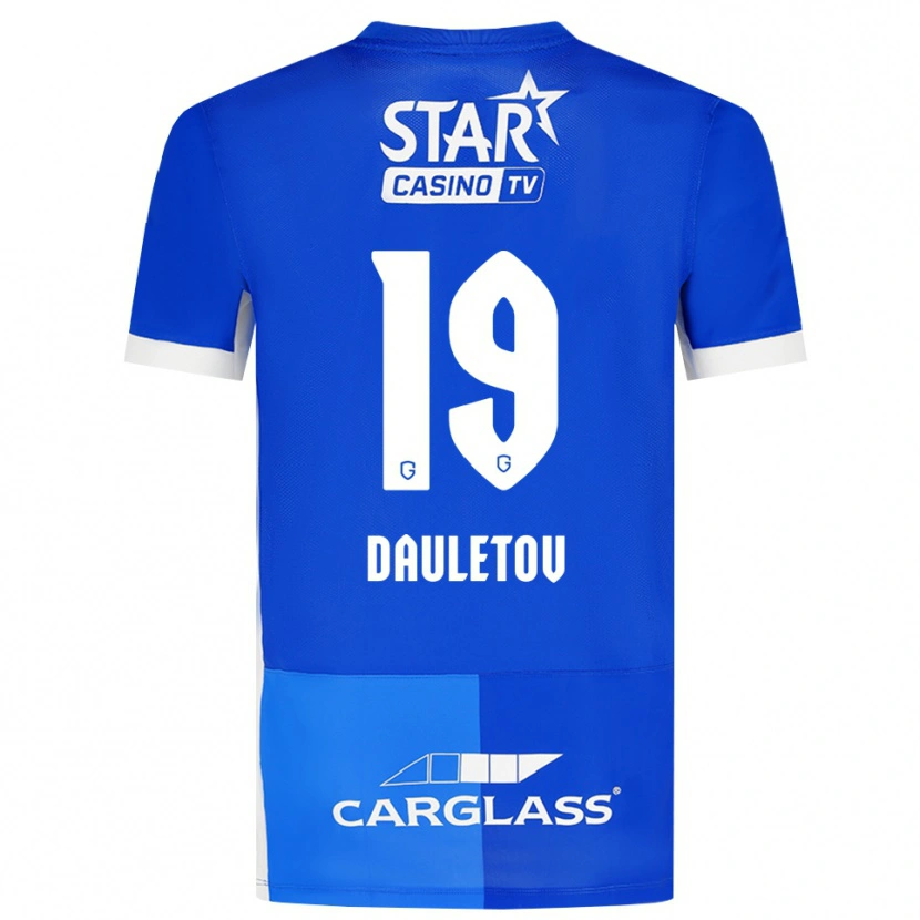 Danxen Damen Shakhmurat Dauletov #19 Mittelblau Königlichblau Weiß Heimtrikot Trikot 2026/27 T-Shirt Schweiz