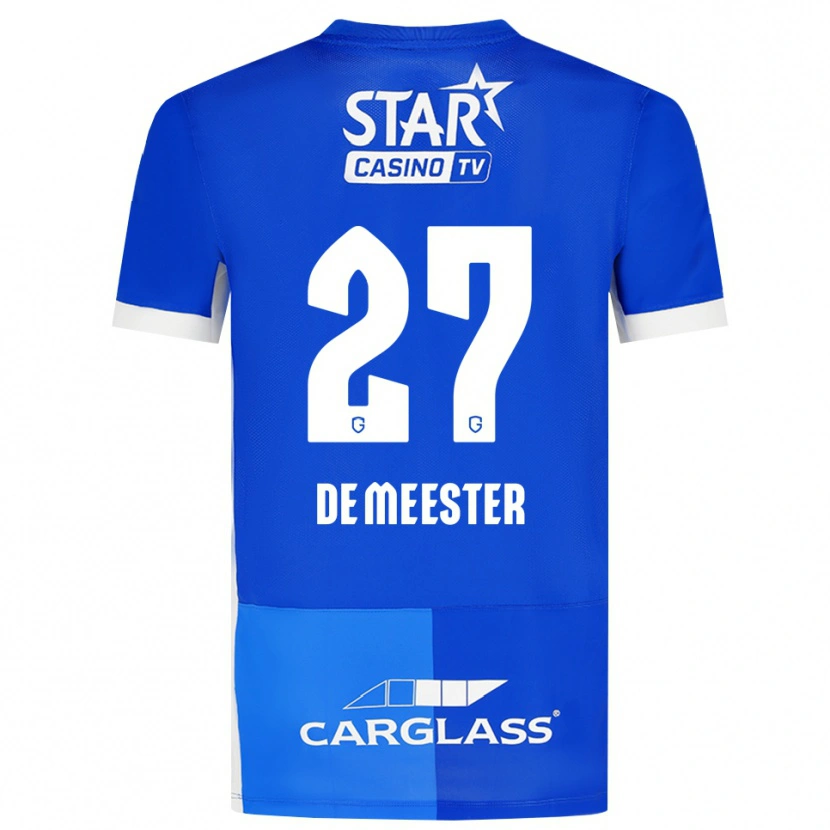 Danxen Damen Joyce De Meester #27 Mittelblau Königlichblau Weiß Heimtrikot Trikot 2026/27 T-Shirt Schweiz