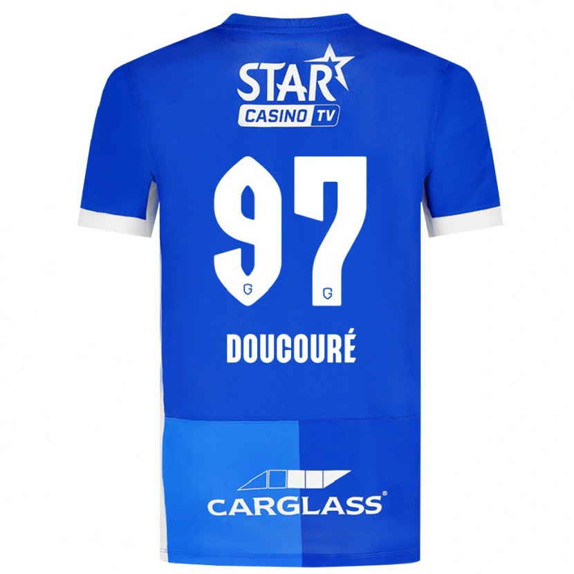 Danxen Damen Emile Doucouré #97 Mittelblau Königlichblau Weiß Heimtrikot Trikot 2026/27 T-Shirt Schweiz