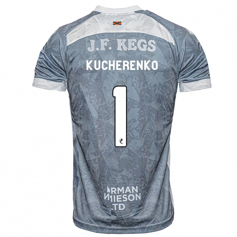 Danxen Damen Yevgeniy Kucherenko #1 Hellgrau Auswärtstrikot Trikot 2026/27 T-Shirt Schweiz