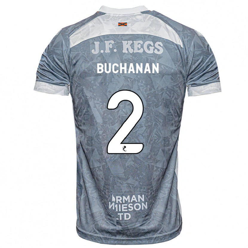 Danxen Damen Marcus Buchanan #2 Hellgrau Auswärtstrikot Trikot 2026/27 T-Shirt Schweiz