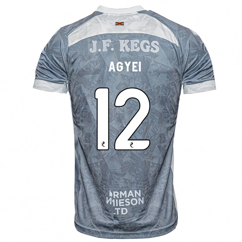 Danxen Damen Emmanuel Agyei #12 Hellgrau Auswärtstrikot Trikot 2026/27 T-Shirt Schweiz