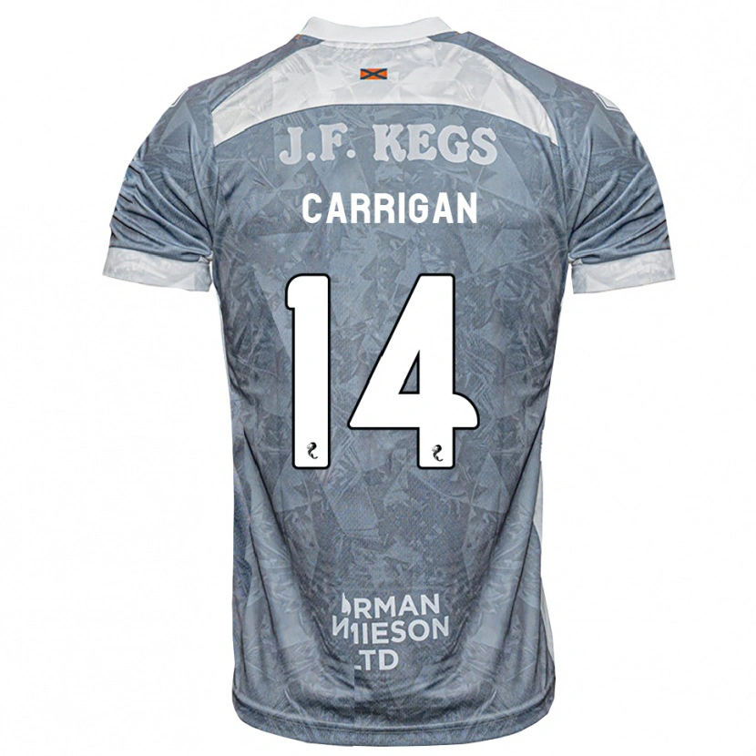 Danxen Damen Leo Carrigan #14 Hellgrau Auswärtstrikot Trikot 2026/27 T-Shirt Schweiz