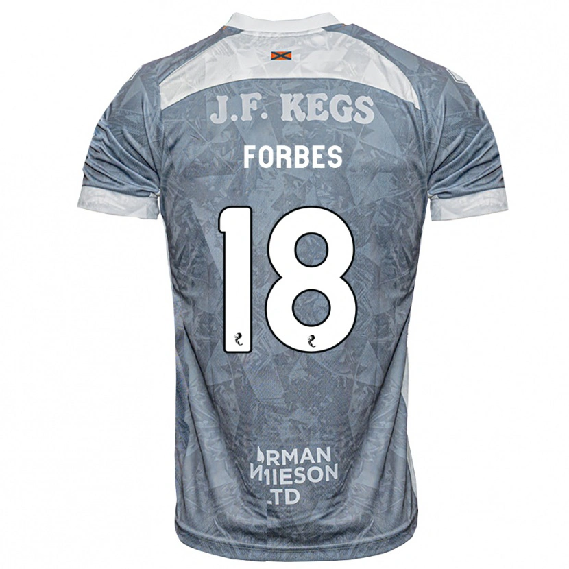 Danxen Damen Michael Forbes #18 Hellgrau Auswärtstrikot Trikot 2026/27 T-Shirt Schweiz