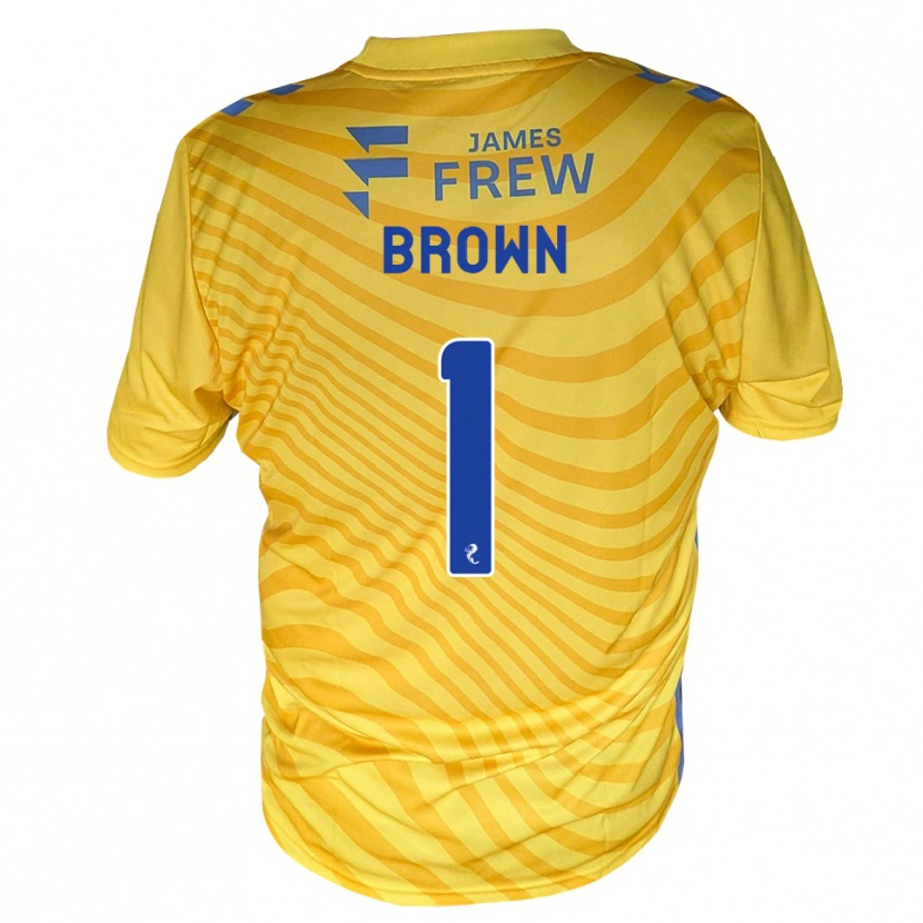 Danxen Damen Dylan Brown #1 Königsblau Gelb Auswärtstrikot Trikot 2026/27 T-Shirt Schweiz