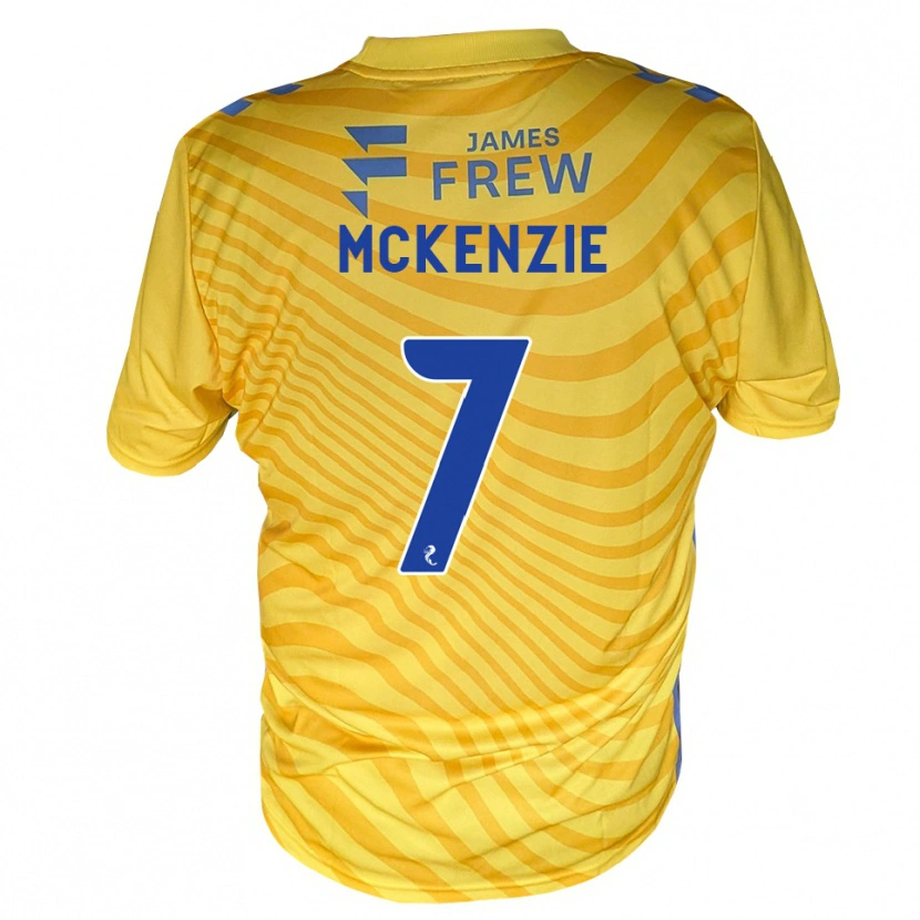 Danxen Damen Rory Mckenzie #7 Königsblau Gelb Auswärtstrikot Trikot 2026/27 T-Shirt Schweiz