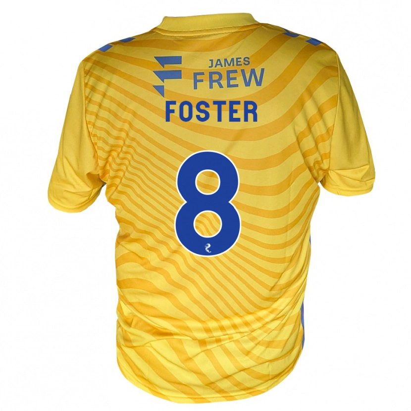 Danxen Damen Logan Foster #8 Königsblau Gelb Auswärtstrikot Trikot 2026/27 T-Shirt Schweiz