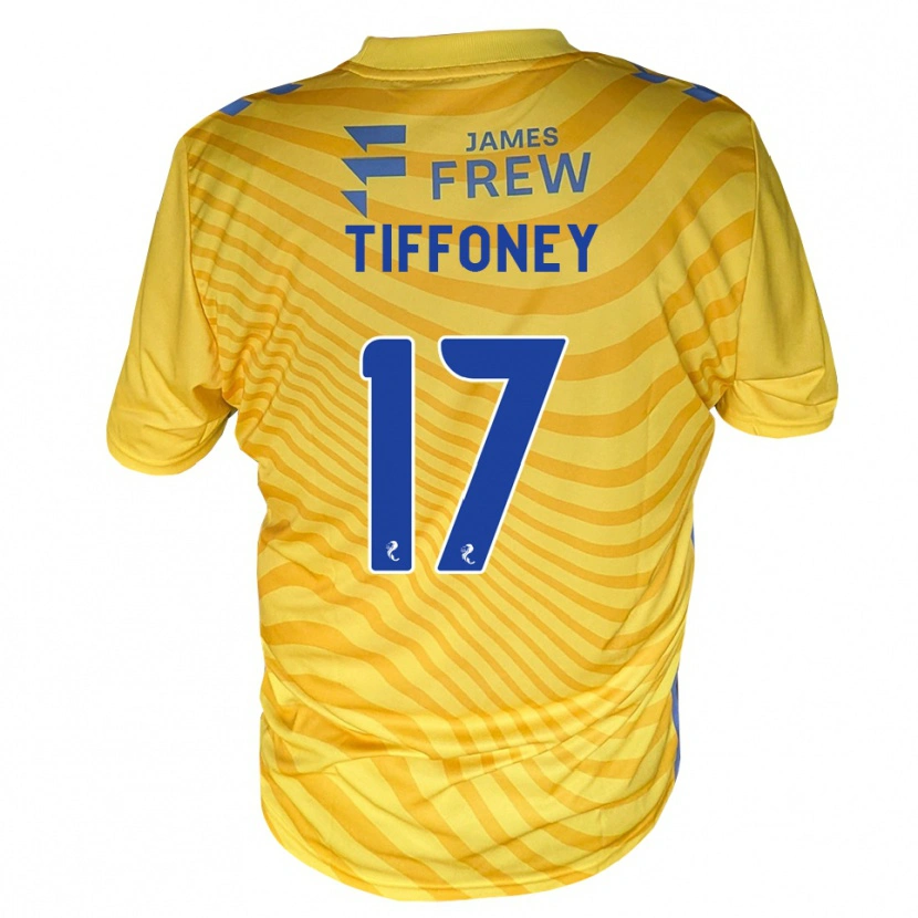 Danxen Damen Scott Tiffoney #17 Königsblau Gelb Auswärtstrikot Trikot 2026/27 T-Shirt Schweiz