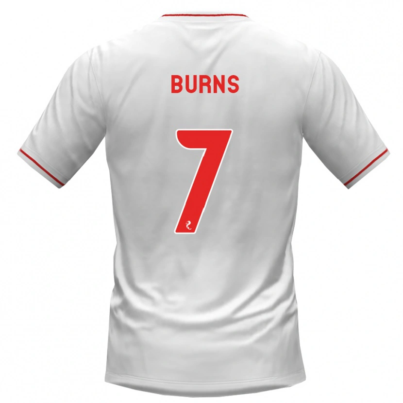 Danxen Damen Erin Burns #7 Weiß Rot Auswärtstrikot Trikot 2026/27 T-Shirt Schweiz
