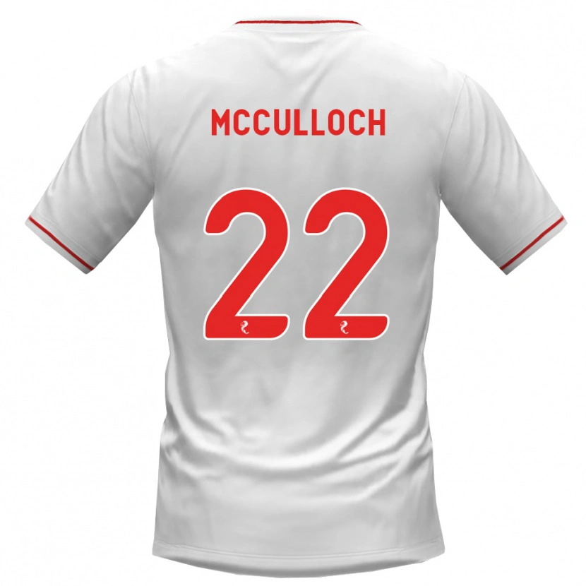 Danxen Damen Seren Mcculloch #22 Weiß Rot Auswärtstrikot Trikot 2026/27 T-Shirt Schweiz