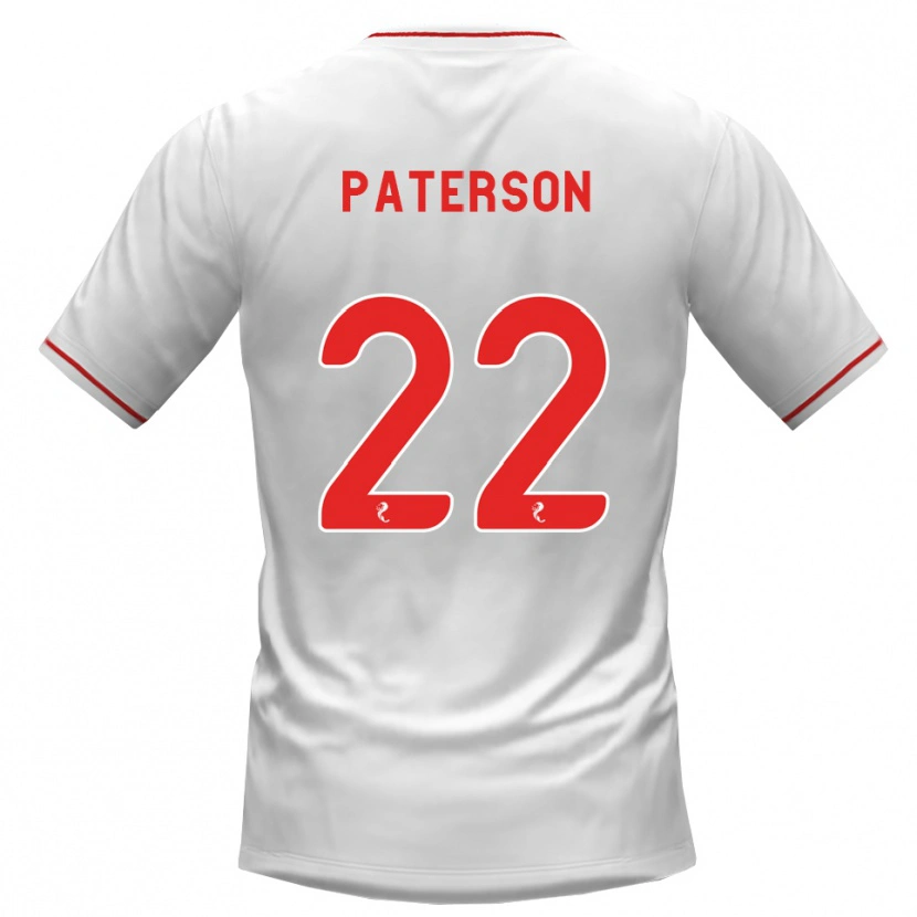 Danxen Damen Maura Paterson #22 Weiß Rot Auswärtstrikot Trikot 2026/27 T-Shirt Schweiz