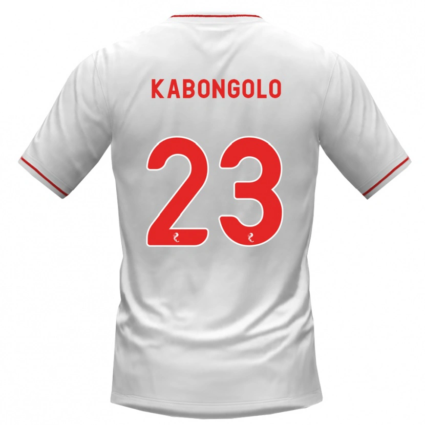 Danxen Damen Brooklyn Kabongolo #23 Weiß Rot Auswärtstrikot Trikot 2026/27 T-Shirt Schweiz