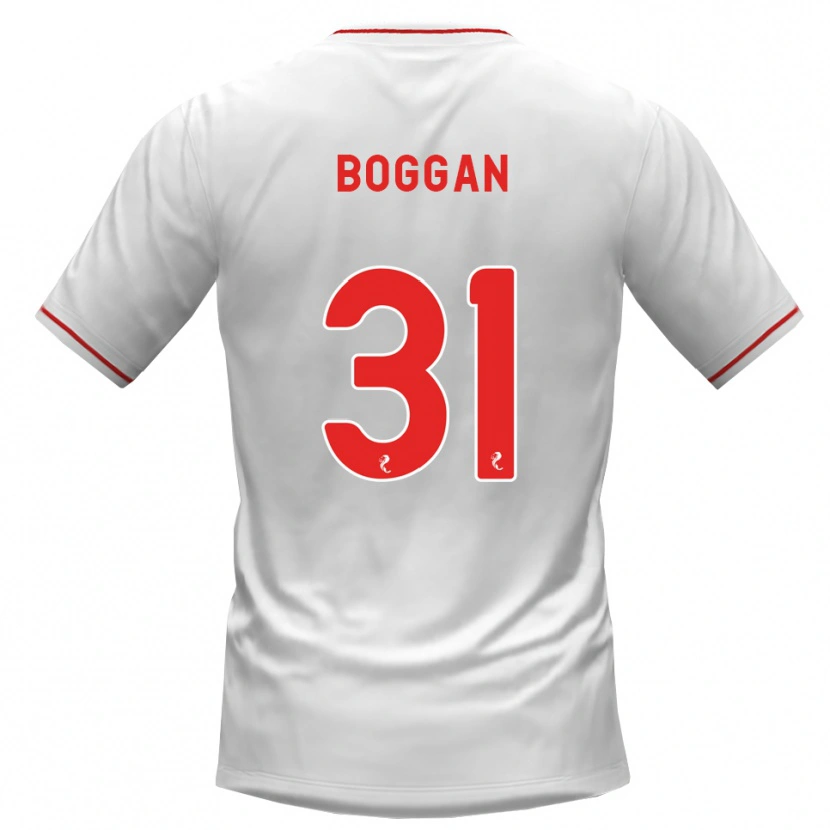 Danxen Damen Joe Boggan #31 Weiß Rot Auswärtstrikot Trikot 2026/27 T-Shirt Schweiz