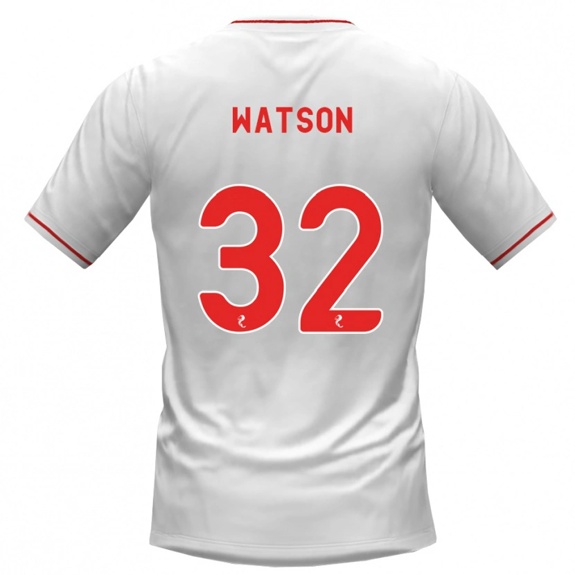 Danxen Damen Ashley Watson #32 Weiß Rot Auswärtstrikot Trikot 2026/27 T-Shirt Schweiz