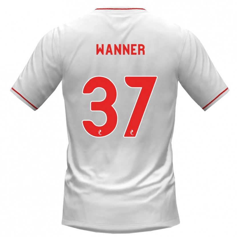 Danxen Damen Jannik Wanner #37 Weiß Rot Auswärtstrikot Trikot 2026/27 T-Shirt Schweiz