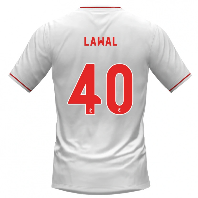 Danxen Damen Samson Lawal #40 Weiß Rot Auswärtstrikot Trikot 2026/27 T-Shirt Schweiz