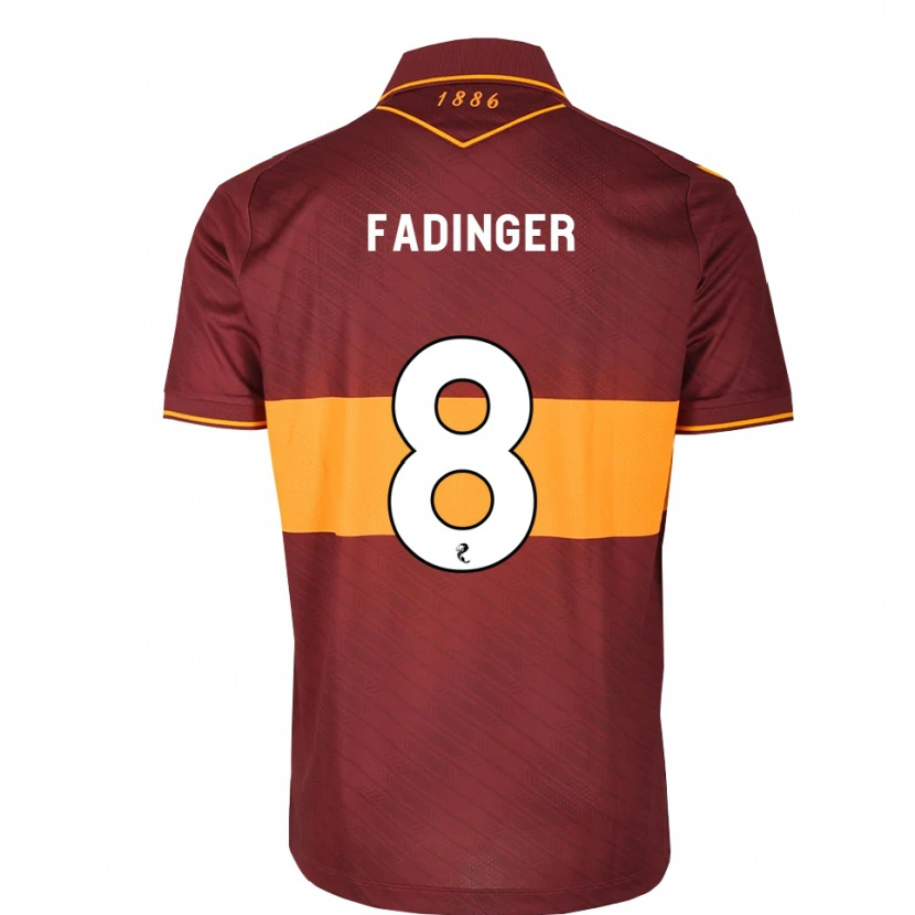 Danxen Damen Lukas Fadinger #8 Orange Maroon Auswärtstrikot Trikot 2026/27 T-Shirt Schweiz