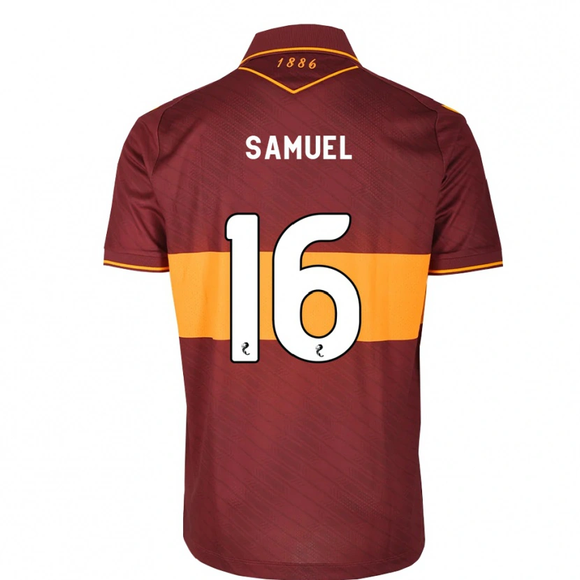 Danxen Damen Evan Samuel #16 Orange Maroon Auswärtstrikot Trikot 2026/27 T-Shirt Schweiz