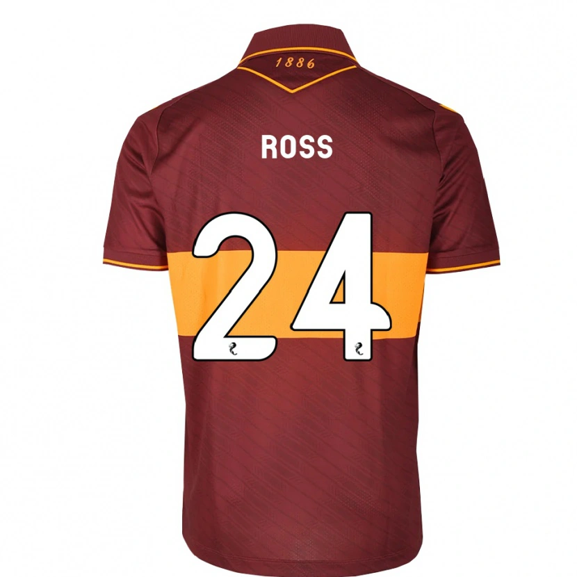 Danxen Damen Luca Ross #24 Orange Maroon Auswärtstrikot Trikot 2026/27 T-Shirt Schweiz