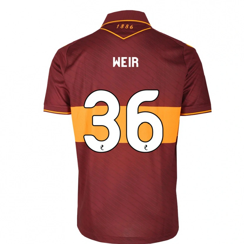 Danxen Damen Lucas Weir #36 Orange Maroon Auswärtstrikot Trikot 2026/27 T-Shirt Schweiz