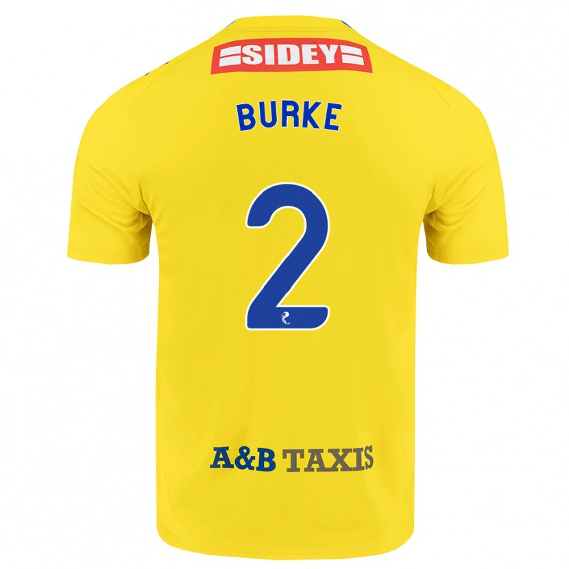 Danxen Damen Fallon Burke #2 Gelb Blau Schwarz Auswärtstrikot Trikot 2026/27 T-Shirt Schweiz