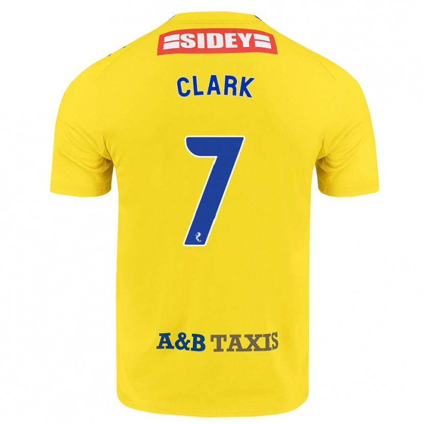 Danxen Damen Arran Clark #7 Gelb Blau Schwarz Auswärtstrikot Trikot 2026/27 T-Shirt Schweiz