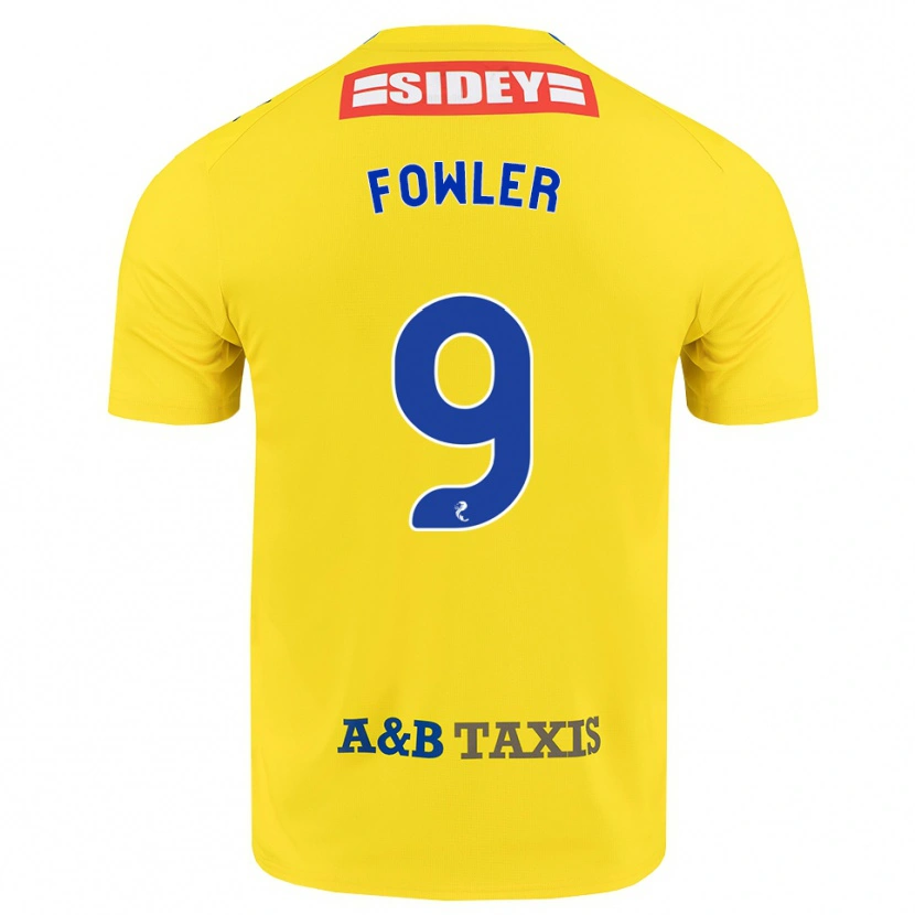 Danxen Damen Josh Fowler #9 Gelb Blau Schwarz Auswärtstrikot Trikot 2026/27 T-Shirt Schweiz