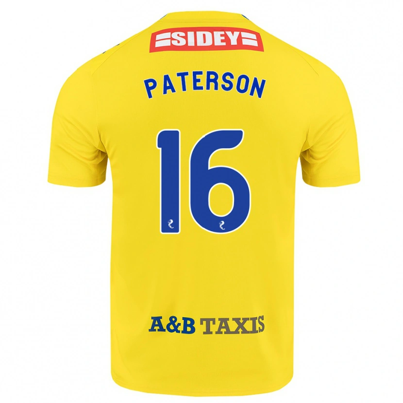Danxen Damen Megan Paterson #16 Gelb Blau Schwarz Auswärtstrikot Trikot 2026/27 T-Shirt Schweiz