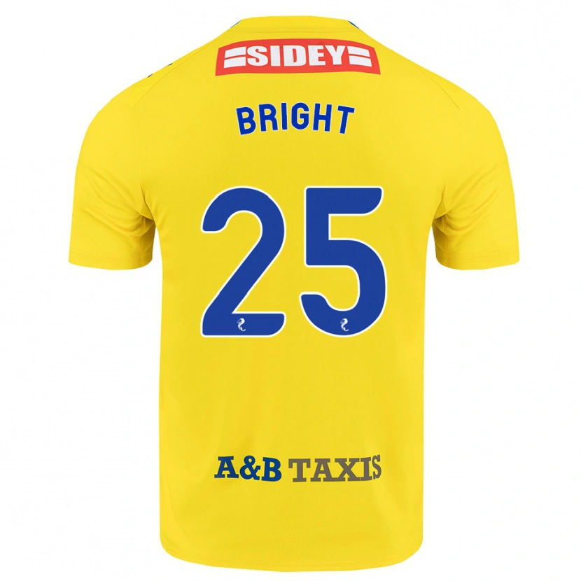 Danxen Damen Scott Bright #25 Gelb Blau Schwarz Auswärtstrikot Trikot 2026/27 T-Shirt Schweiz