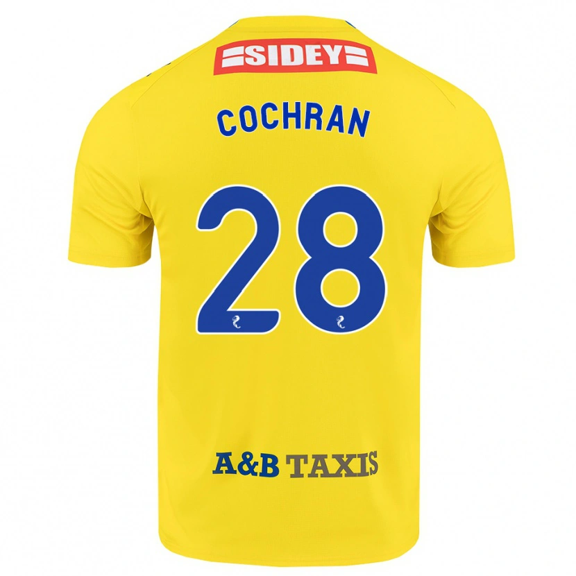 Danxen Damen Bobby Cochran #28 Gelb Blau Schwarz Auswärtstrikot Trikot 2026/27 T-Shirt Schweiz