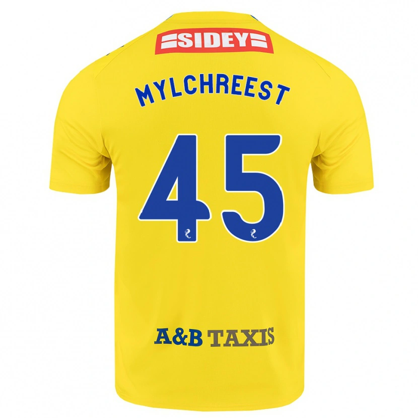 Danxen Damen Jackson Mylchreest #45 Gelb Blau Schwarz Auswärtstrikot Trikot 2026/27 T-Shirt Schweiz