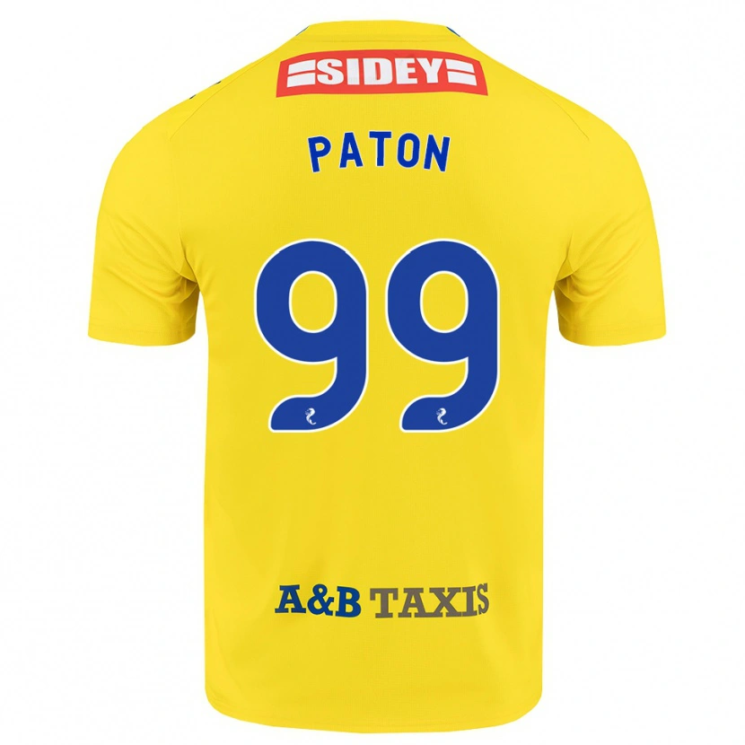 Danxen Damen Ruari Paton #99 Gelb Blau Schwarz Auswärtstrikot Trikot 2026/27 T-Shirt Schweiz