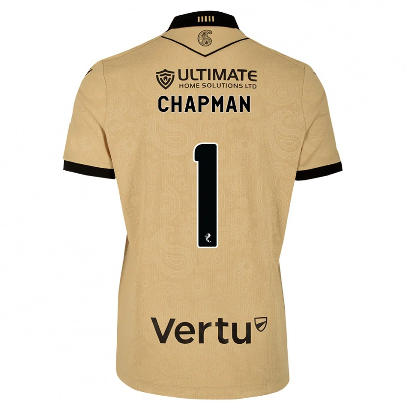 Danxen Damen Jacob Chapman #1 Burlywood Schwarz Auswärtstrikot Trikot 2026/27 T-Shirt Schweiz