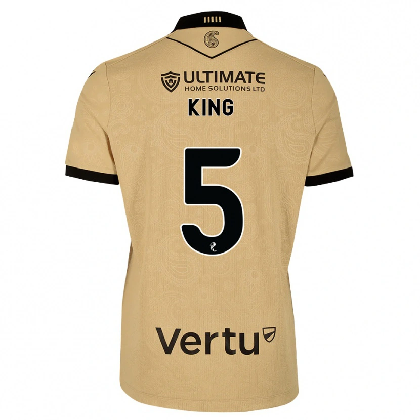 Danxen Damen Richard King #5 Burlywood Schwarz Auswärtstrikot Trikot 2026/27 T-Shirt Schweiz