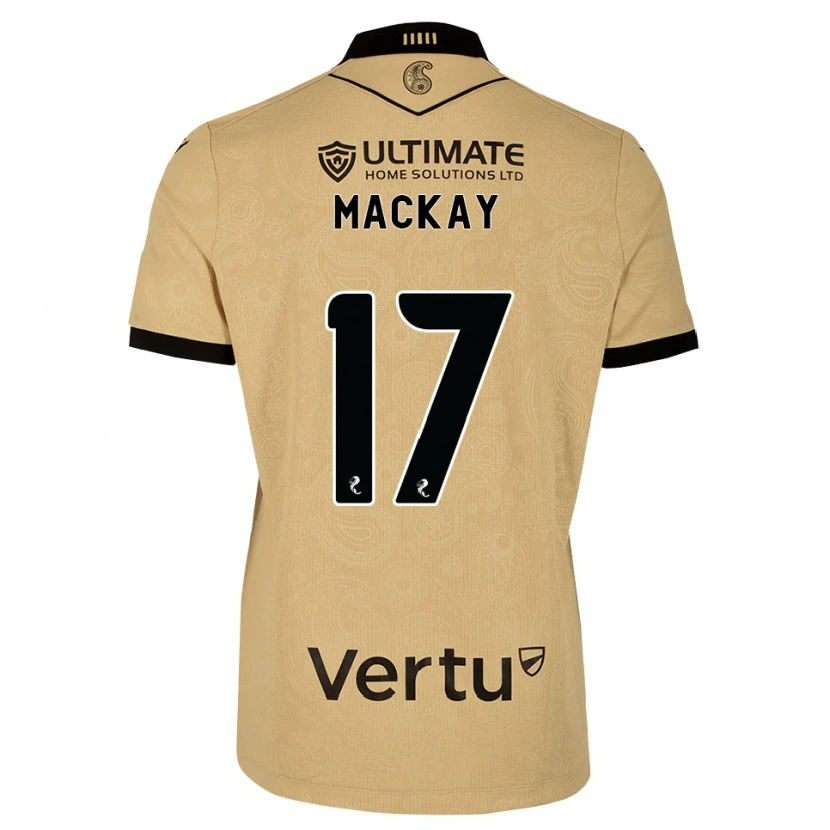 Danxen Damen Rory Mackay #17 Burlywood Schwarz Auswärtstrikot Trikot 2026/27 T-Shirt Schweiz