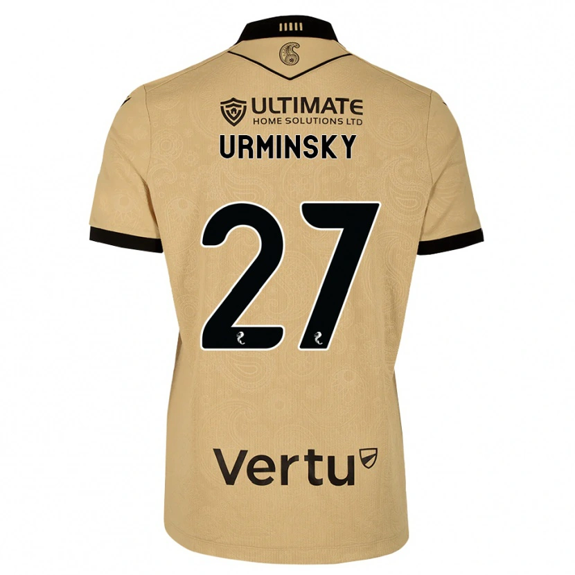 Danxen Damen Peter Urminsky #27 Burlywood Schwarz Auswärtstrikot Trikot 2026/27 T-Shirt Schweiz